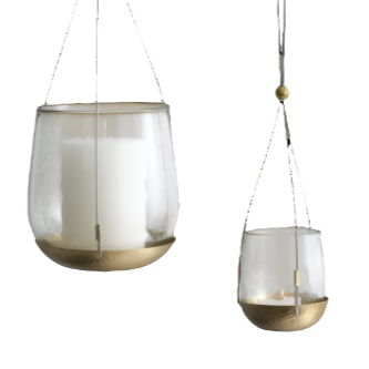 Pebbled Hanging Lanterns