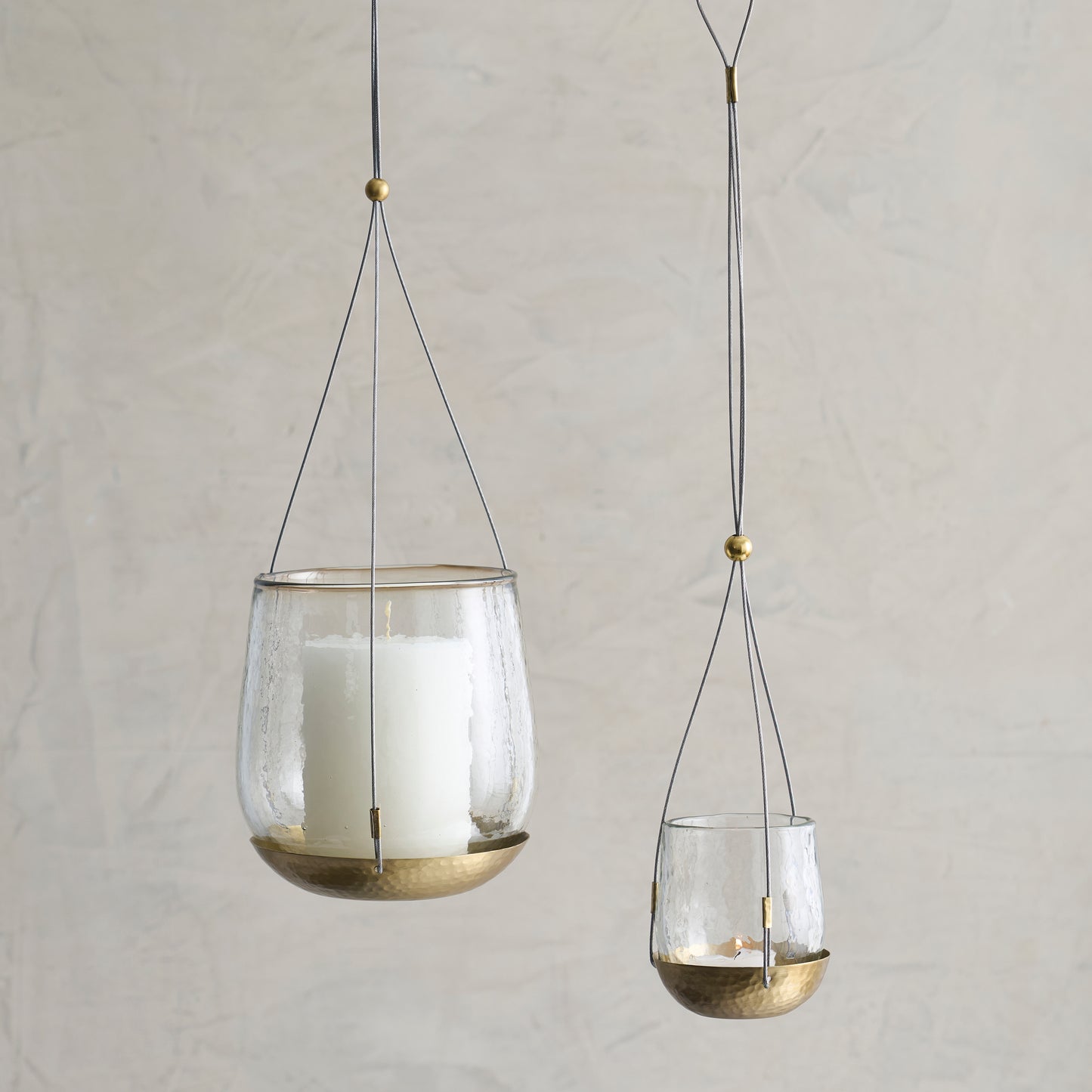 Pebbled Hanging Lanterns