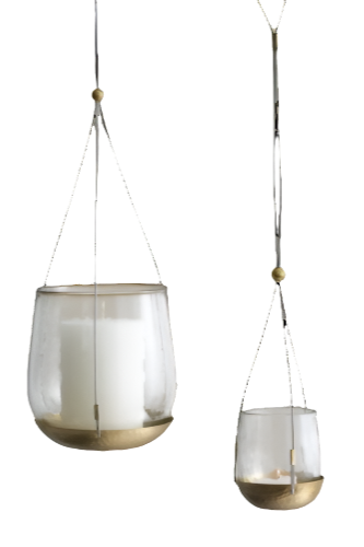 Pebbled Hanging Lanterns